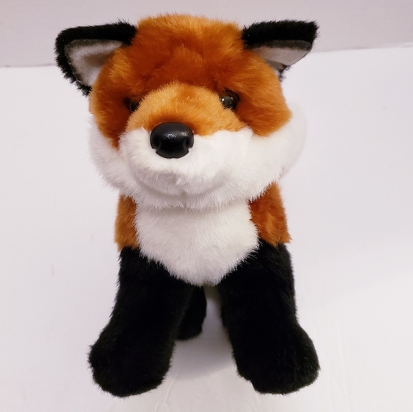 Douglas The Cuddle Toy Fox Plush 13” RED FOX White Fur Stuffed Animal 2018. - Picture 1 of 14